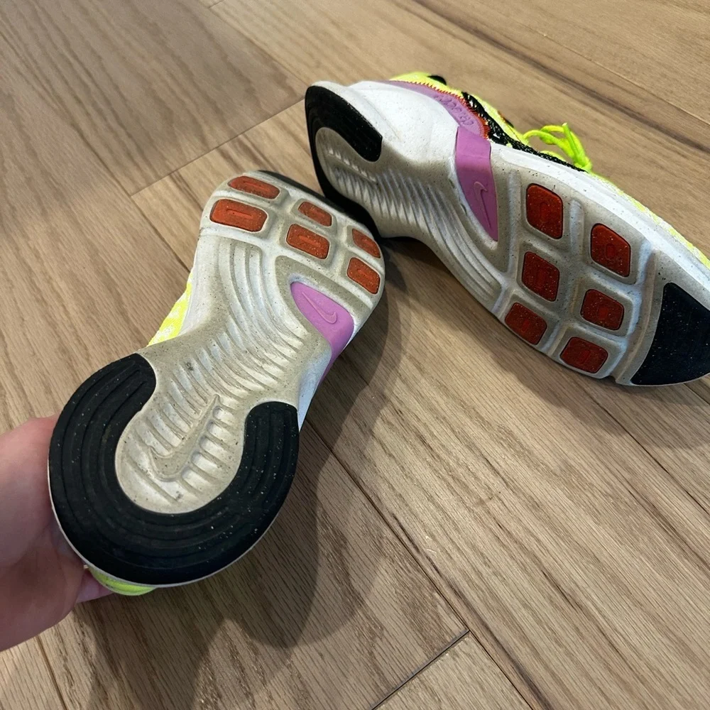Nike Neon Yellow and Black Sneakers